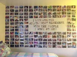 Photo Collage On Wall Without Frames