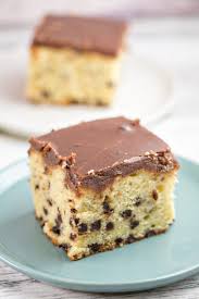 chocolate chip pound cake with hot