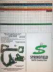 Springfield Golf & Country Club - Course Profile | Course Database