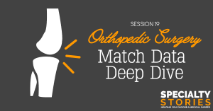 19 Orthopedic Surgery Match Data Deep Dive From Specialty