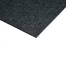 foss l and stick ribbed gunmetal 18 in x 18 in residential carpet tile 16 tiles case grey