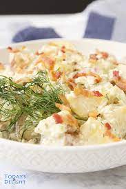creamy dill potato salad today s delight