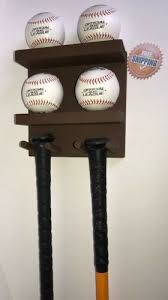 Baseball Bat Rack Display Holder Wall
