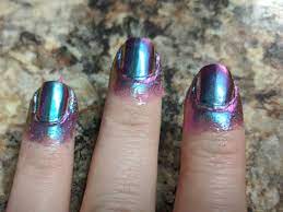 Unicorn nail polish duo, $15; Nails Diy How To Use Multichrome Or Holographic Powder Without Gel Nail Polish Bellatory