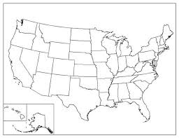 Blank Us Map Template United States Map With Abbreviations