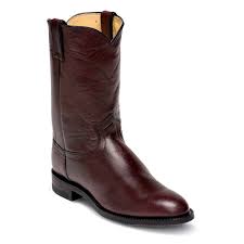 Justin Mens Roper 10in Leather Boots