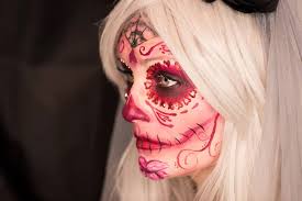 doll makeup halloween stock photos