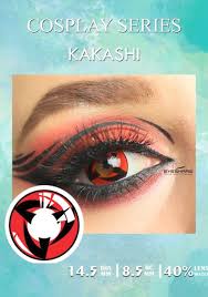 mumuvi kakashi contact lens red anime