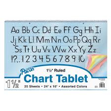 Pacon Colored Paper Chart Tablets 1 Each