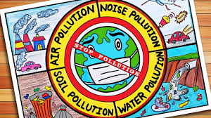 stop pollution drawing types of