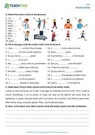 verbs esl games worksheets activities