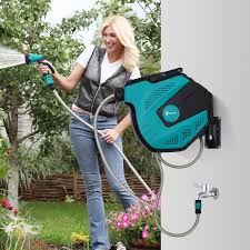 Outsunny Retractable Garden Hose Reel 5