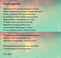 encouragement poem by eric bult