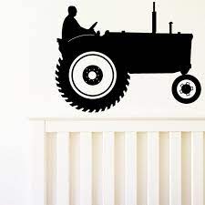 Tractor Wall Sticker Kid S Space