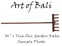 Tine Stained Zen Garden Rake