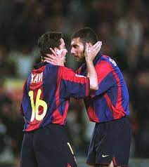 Football managers when they were younger. Fcbarcelonafl On Twitter A Young Xavi And Pep Guardiola In 2001 Fcblive Http T Co Cekxgj7ocq