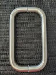 back frameless glass shower door handle