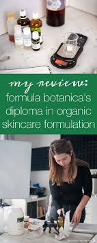 diploma in organic skincare formulation