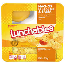 lunchables cheese dip salsa nachos