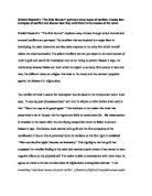 the kite runner comparison and contrast essay