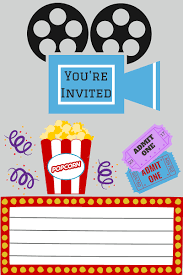 Fill out the information above, and a novelty ticket will be generated. Free Printables Printable Movie Night Invite