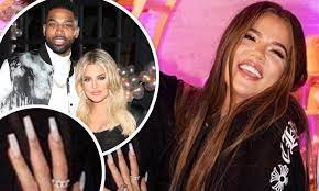 Khloé kardashian appeared to respond to tristan thompson engagement rumors. Khloe Kardashian Sparks Tristan Thompson Engagement Rumors Daily Mail Online