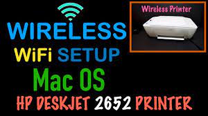 Steps to set up hp deskjet 2652 wireless printer ensure that the wireless router is in range of your hp printer & the wps button is now ready to get pressed. Hp Deskjet 2652 Wireless Setup Mac Os Youtube
