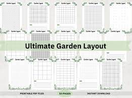 Garden Planner Layout Template