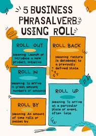 5 business phrasal verbs using roll