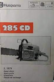 husqvarna 285 cd gas chain saw parts