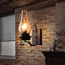 Retro Rustic Nordic Glass Wall Lamp