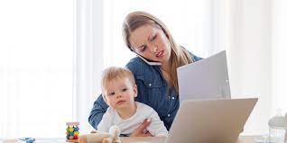 how to work from home with kids hbs