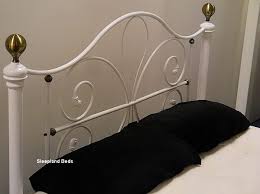 White Metal Camilla Bed Frame With