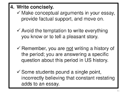 writing the leq ppt make conceptual arguments in your essay provide factual support and move