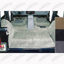 deluxe carpet kit gray 76 95 jeep cj