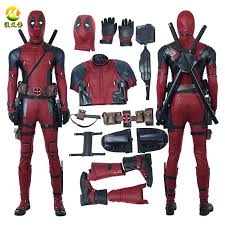 Marvel halloween deadpool cosplay backpack cosplay prop accessories. Deadpool 2 Cosplay Costume For Men Red Jumpsuit With Boots Full Set Custom Made Fashion Clothing Cosplay Costumes For Men Deadpool Cosplay Deadpool Costume