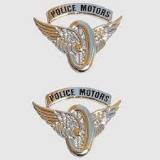 police motors silver pursuit motorcycle