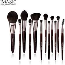 imagic professional makeup brush set 12pc