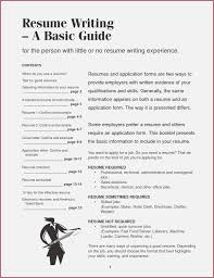 15 Contents Of A Resume Profesional Resume