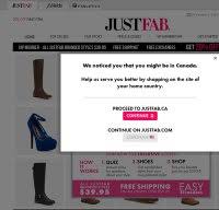 justfab com is justfab down right now