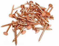 copper nails made of copper wire with