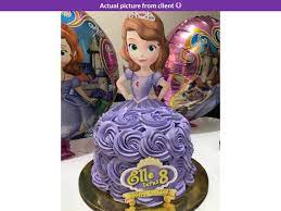J S Cakes Sofia The 1st Cake Cake 1st Birthday Cake Birthday Cake Kids gambar png