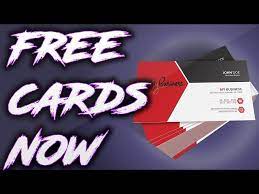 how to make business cards for free