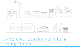 Living Room Furniture Cad Blocks