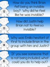 The invisible man is the story of a gifted young university student who invented a new formula to become invisible. The Invisible Boy Book Study By Trudy Ludwig By Cara S Creative Playground