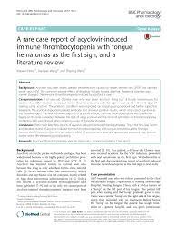 a rare case report of acyclovir induced