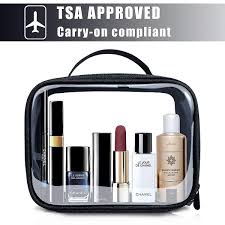 toiletry bag with strap clear travel