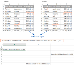 compare two excel files or sheets