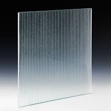 Linear Textured Glass Used For Dividers