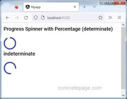 angular material progress spinner